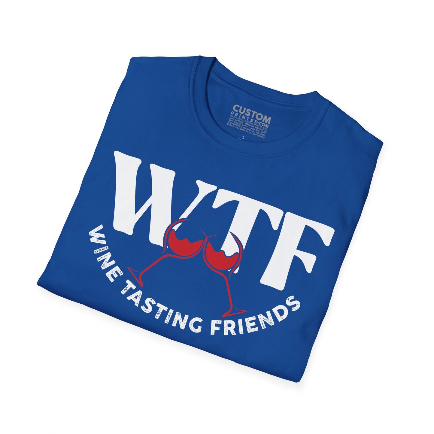 WTF Wine Tasting Friends T-Shirt | Wine Lover Tee | Drinking Friends Shirt