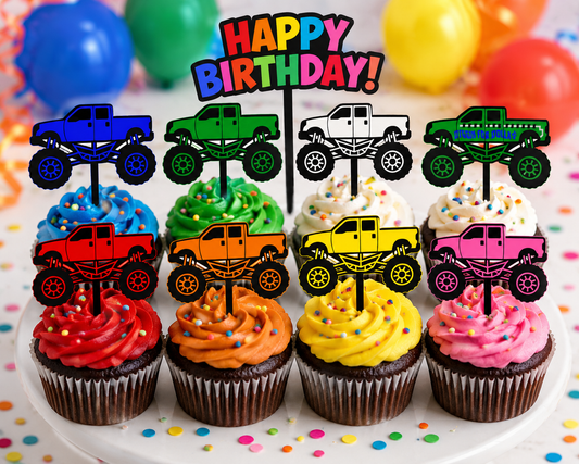 Monster Truck Party Package - Value | Up to 8 kids | Free Shipping
