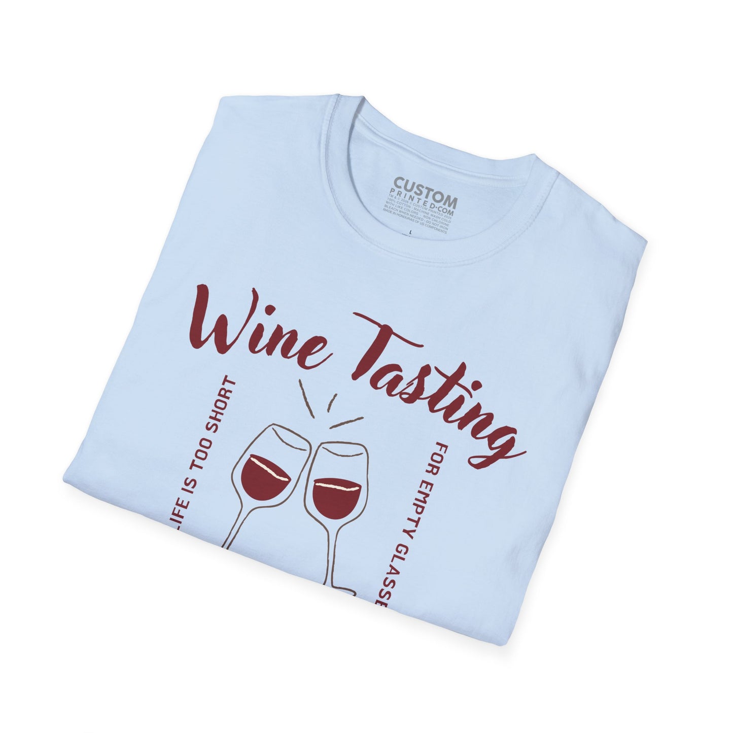 Wine Tasting Is My Favorite Sport T-Shirt | Wine Lover Tee | Drinking Shirt