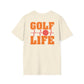 Golf Life T-Shirt | Heartbeat Golf Tee | Golf Lover Gift