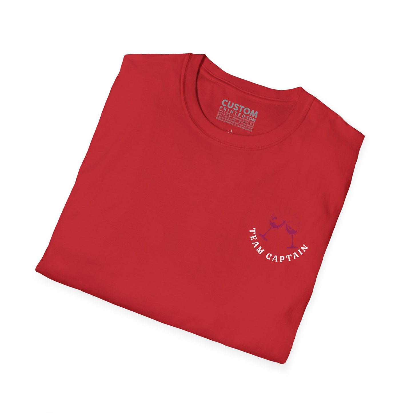 Wine Tasting Team Captain T-Shirt | Wine Lover Tee | Drinking Group Shirt