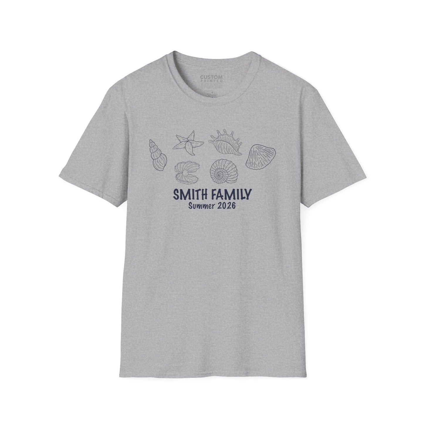 Custom Family Vacation Tee Ocean Theme Shirt | Beach Family T-Shirt