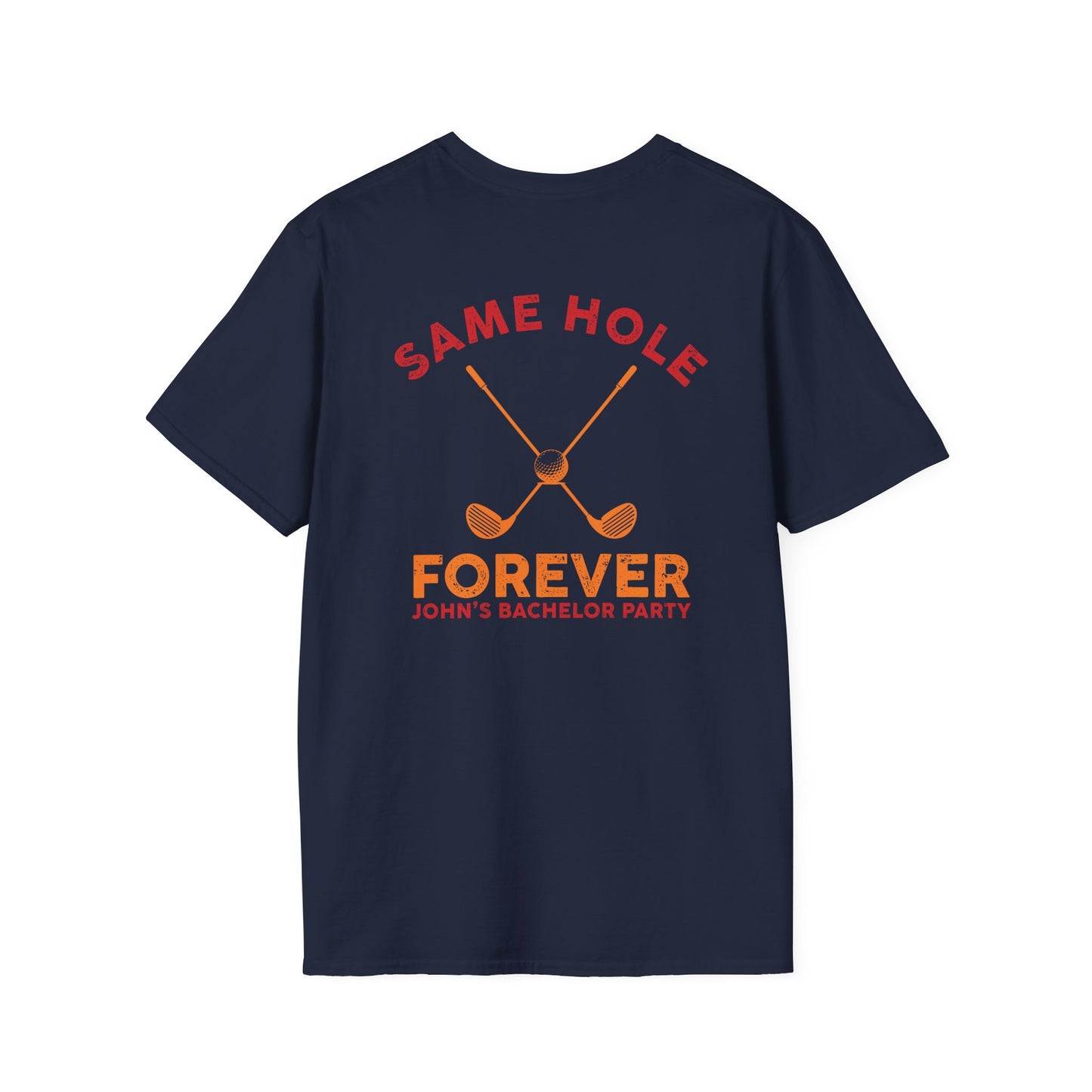 Personalized Same Hole Forever T-Shirt | Custom Golf Couple Tee