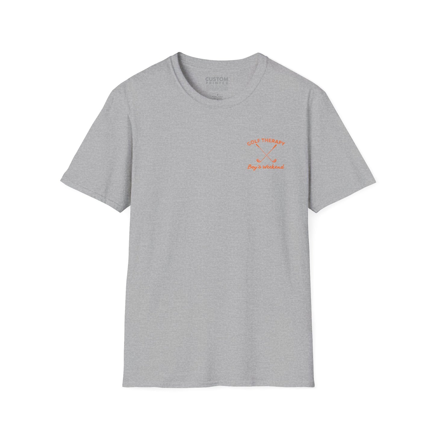 Golf Therapy Weekend Recovery T-Shirt | Golf Relaxation Tee | Golf Lifestyle Shirt