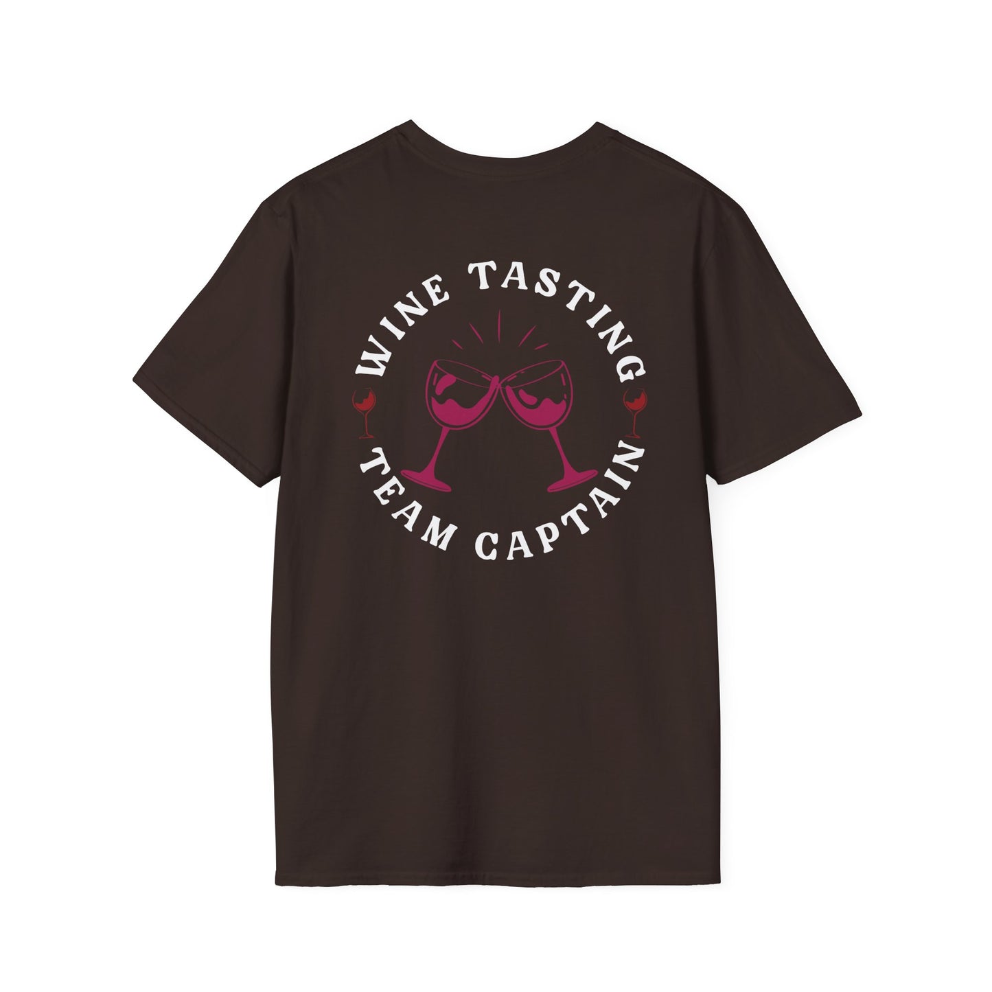 Wine Tasting Team Captain T-Shirt | Wine Lover Tee | Drinking Group Shirt