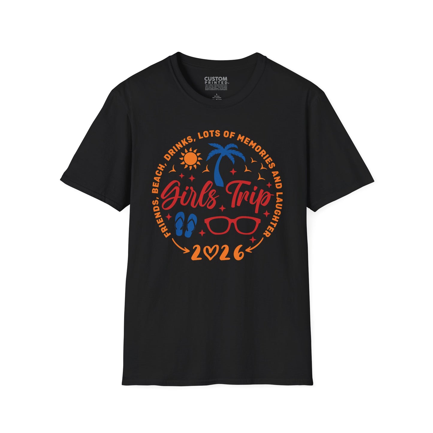 Girls Trip T-Shirt Matching Group Vacation Tee | Girls Squad Travel Shirt | Custom Holiday Outfit