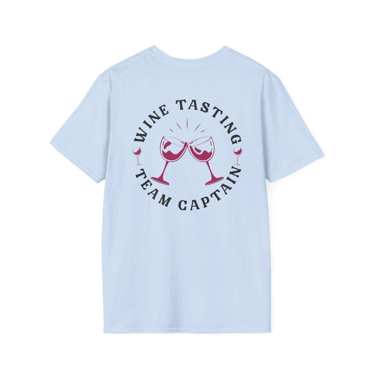 Wine Tasting Team Captain T-Shirt | Wine Lover Tee | Drinking Group Shirt