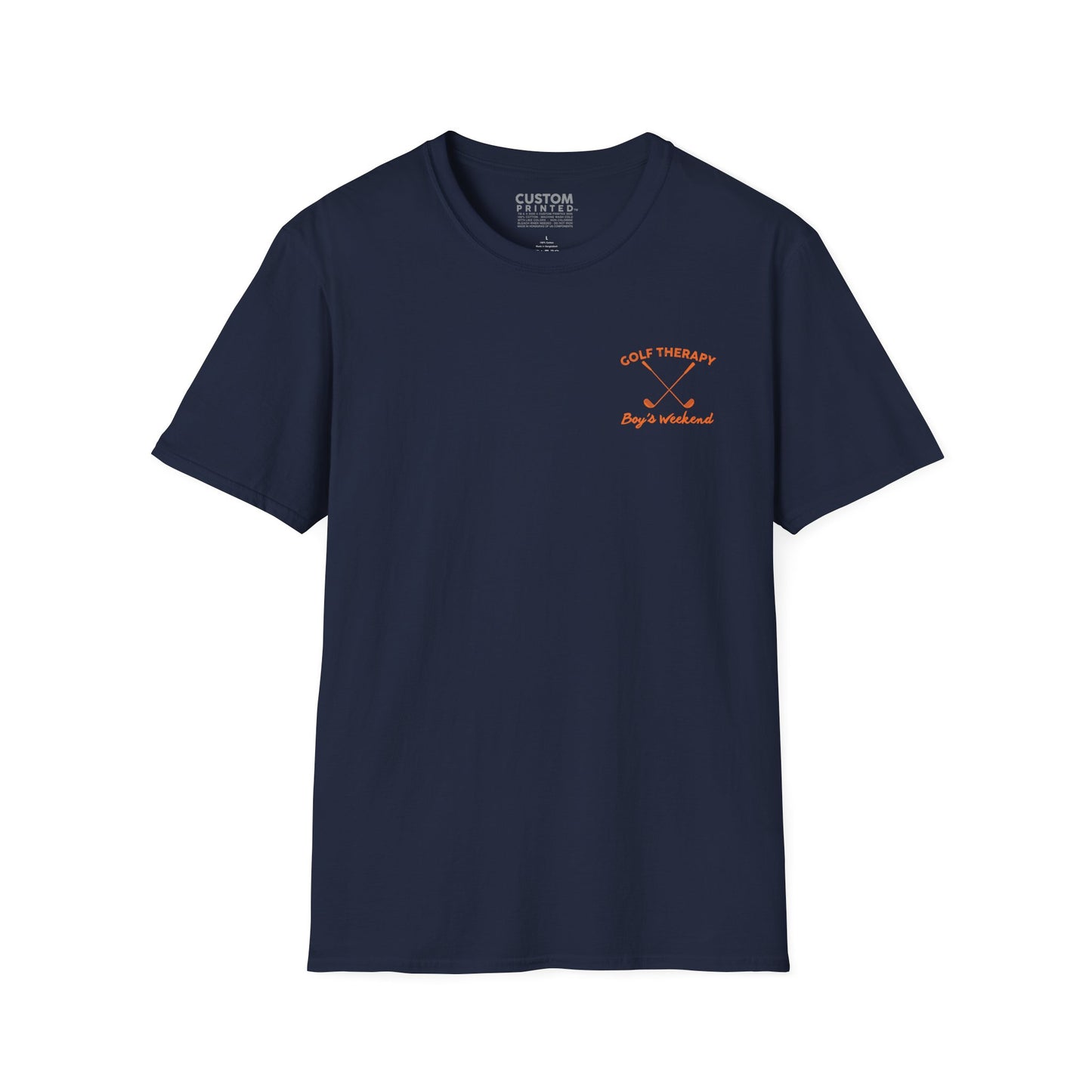 Golf Therapy Weekend Recovery T-Shirt | Golf Relaxation Tee | Golf Lifestyle Shirt