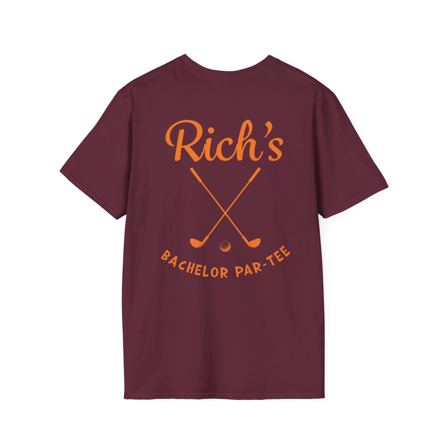 Custom Bachelors Party Golf T-Shirt | Personalized Golf Trip Tee