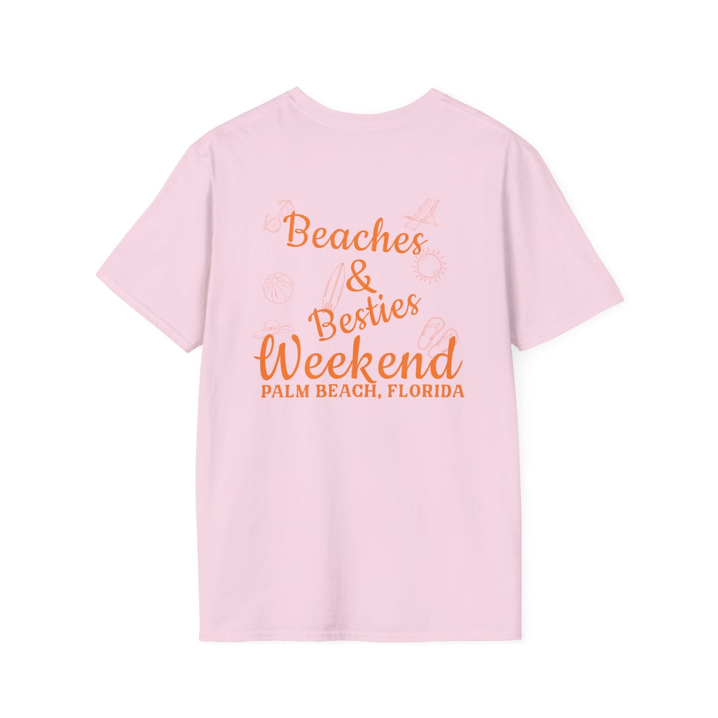 Custom Beaches and Besties Weekend Tee | Personalized Girls & Boys Beach Trip tshirt