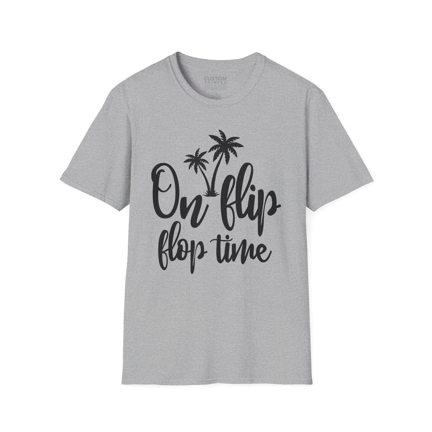 On Flip Flop Time T-Shirt | Summer Beach Vacation Tee