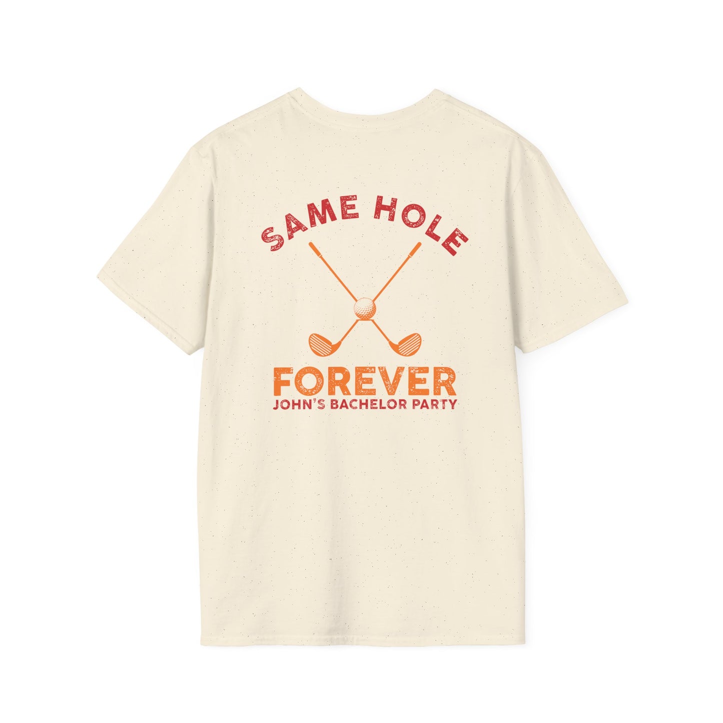 Personalized Same Hole Forever T-Shirt | Custom Golf Couple Tee