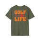 Golf Life T-Shirt | Heartbeat Golf Tee | Golf Lover Gift