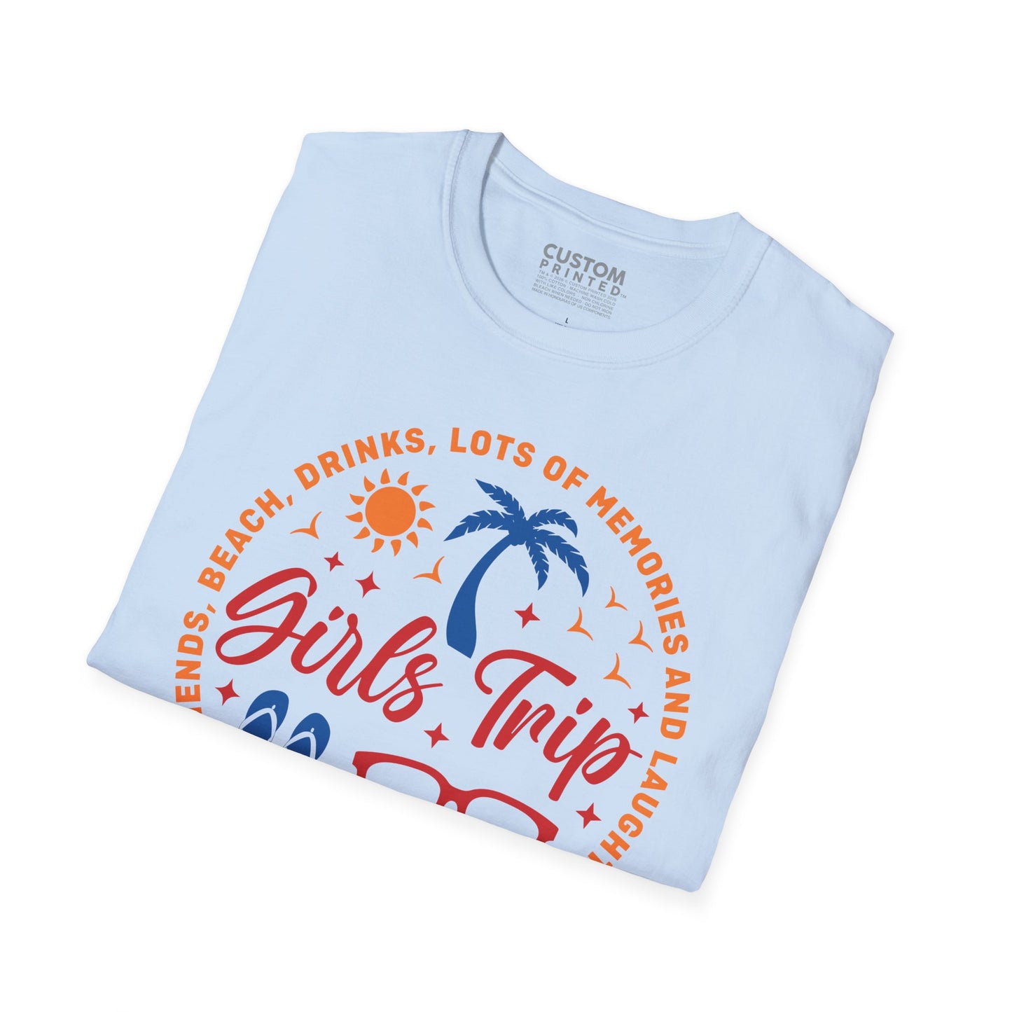 Girls Trip T-Shirt Matching Group Vacation Tee | Girls Squad Travel Shirt | Custom Holiday Outfit