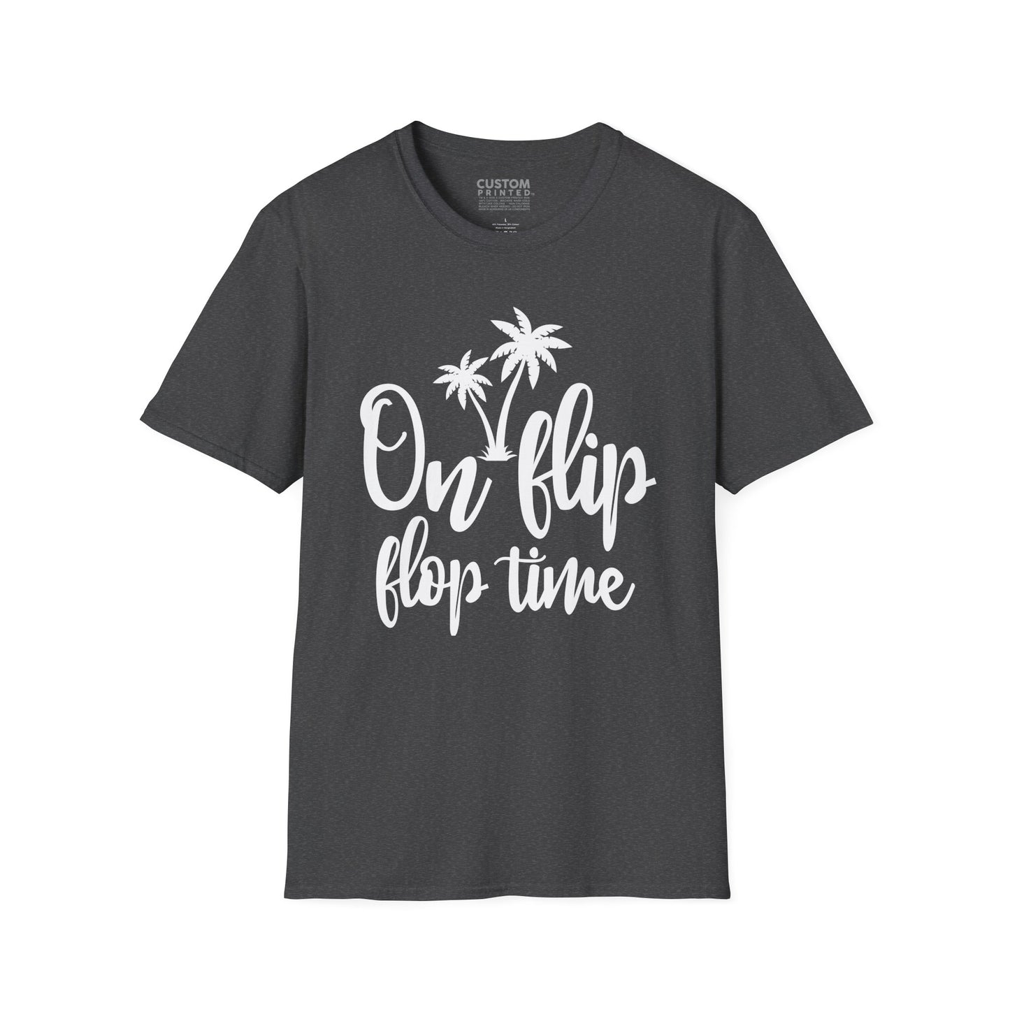 On Flip Flop Time T-Shirt | Summer Beach Vacation Tee