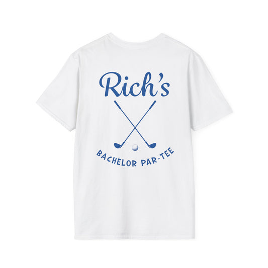 Custom Bachelors Party Golf T-Shirt | Personalized Golf Trip Tee