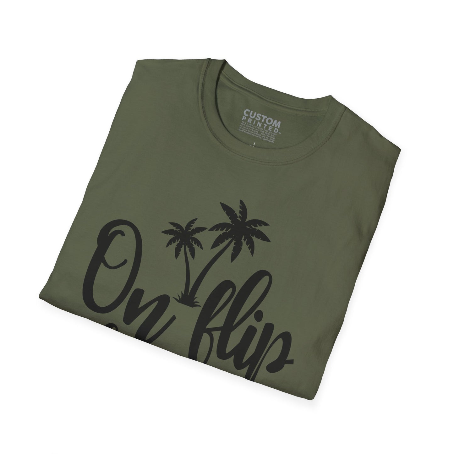 On Flip Flop Time T-Shirt | Summer Beach Vacation Tee