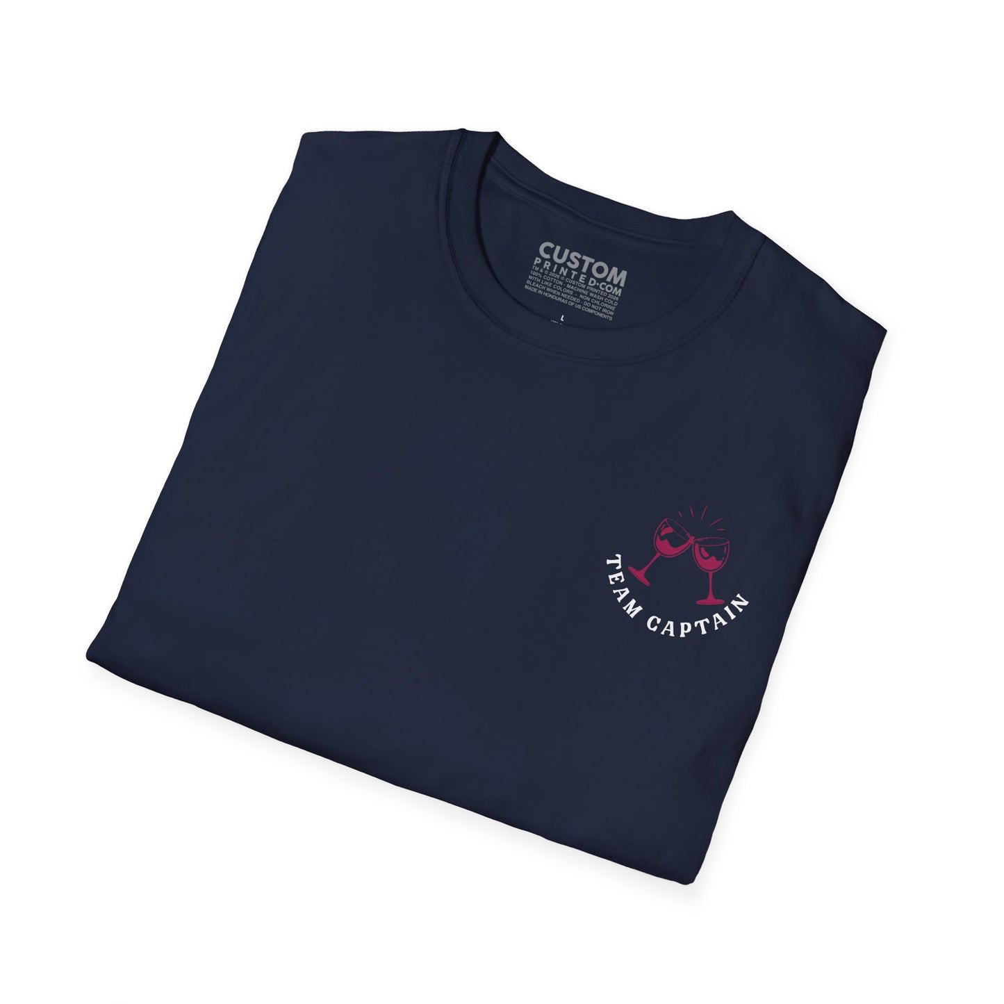 Wine Tasting Team Captain T-Shirt | Wine Lover Tee | Drinking Group Shirt