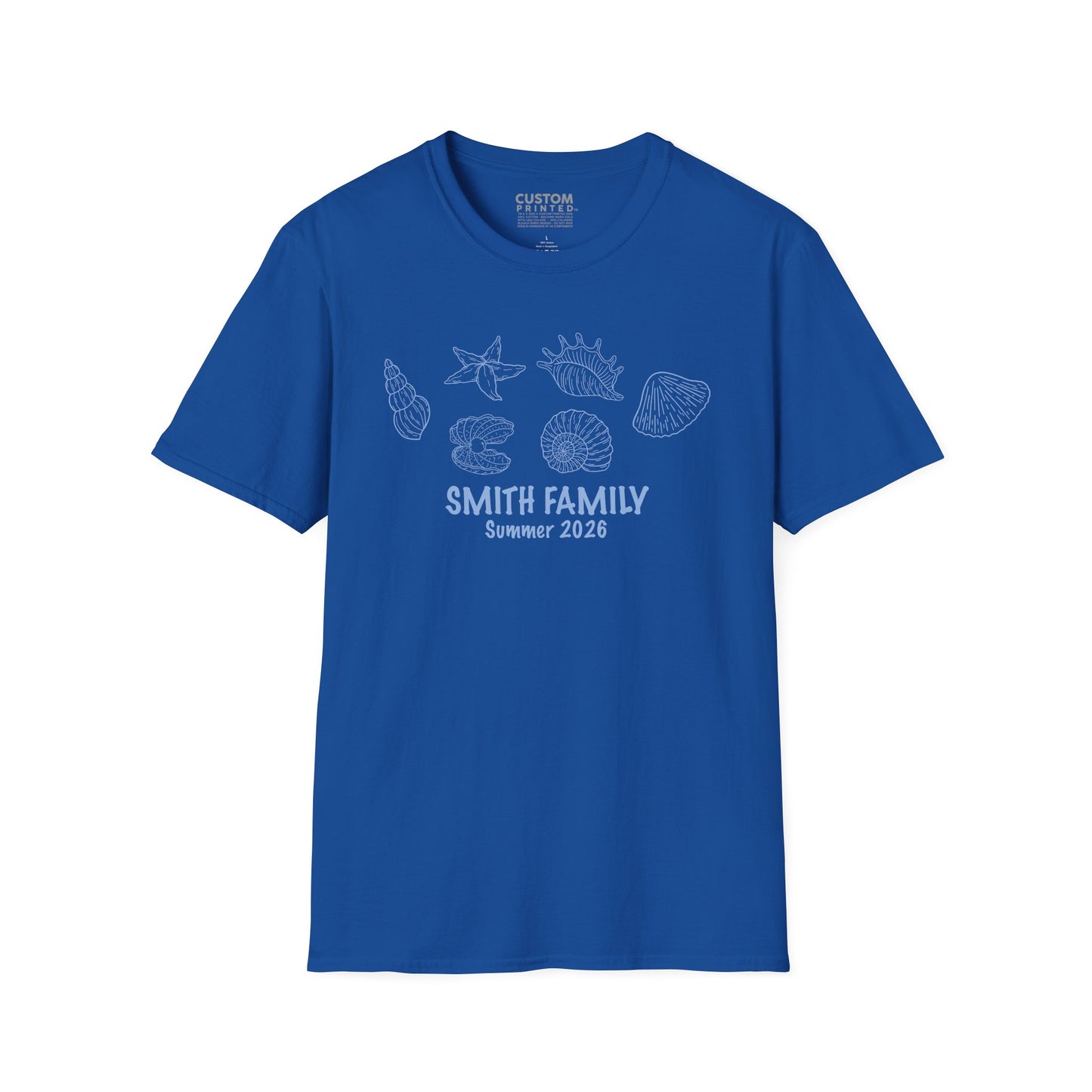 Custom Family Vacation Tee Ocean Theme Shirt | Beach Family T-Shirt
