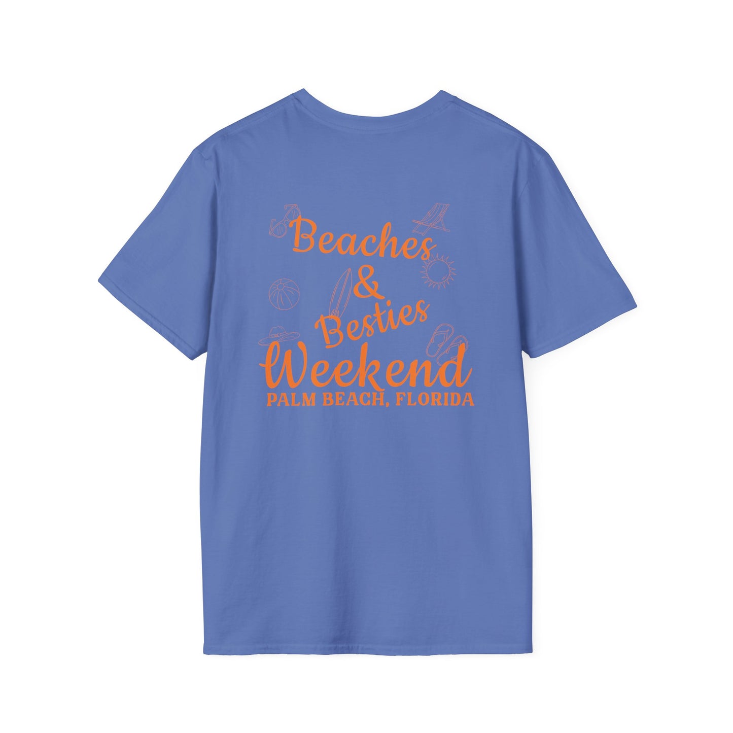 Custom Beaches and Besties Weekend Tee | Personalized Girls & Boys Beach Trip tshirt