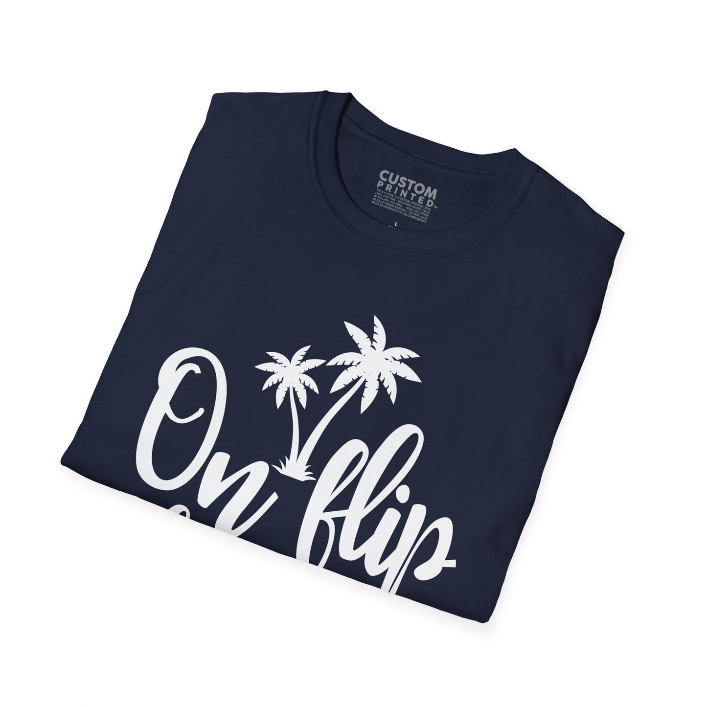 On Flip Flop Time T-Shirt | Summer Beach Vacation Tee