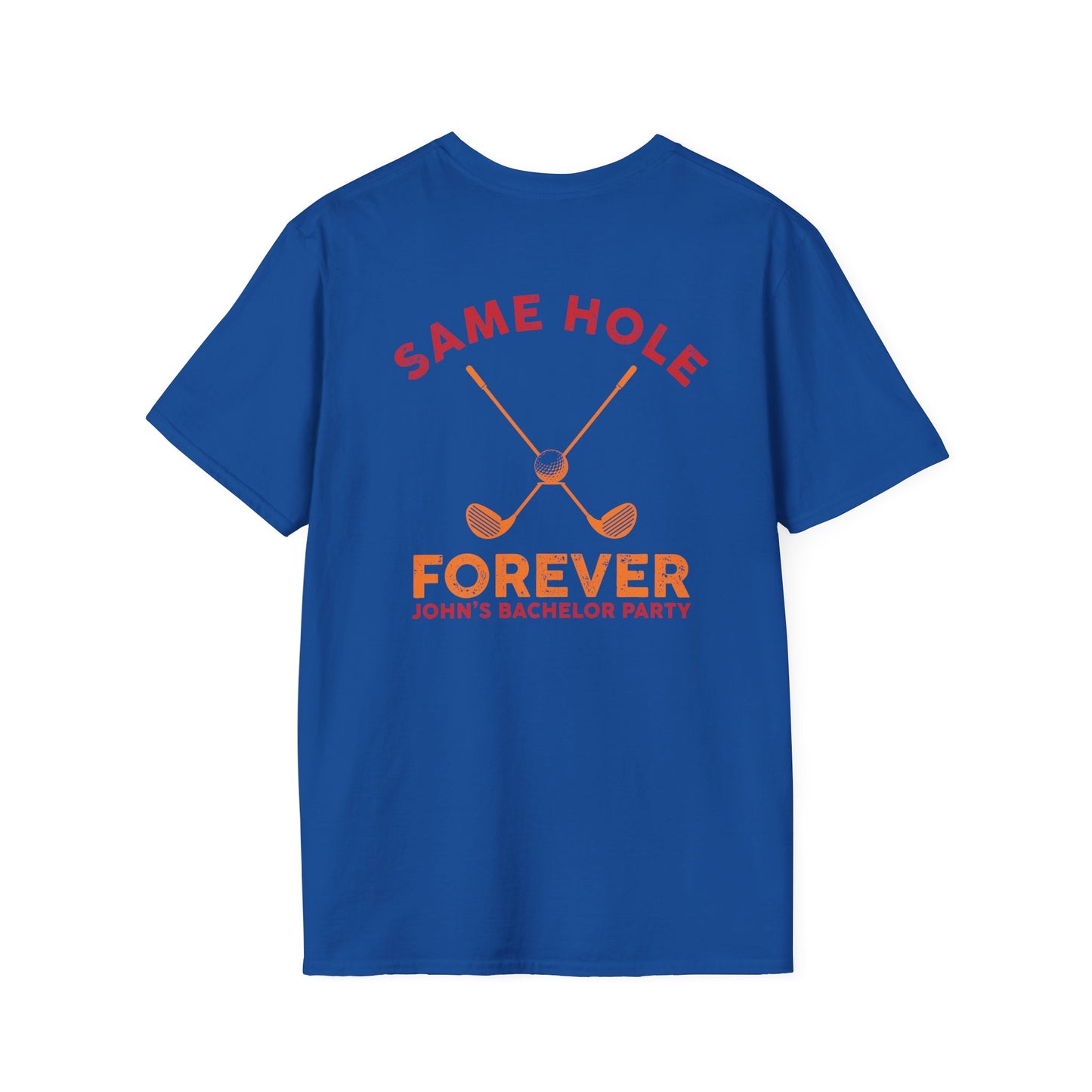 Personalized Same Hole Forever T-Shirt | Custom Golf Couple Tee