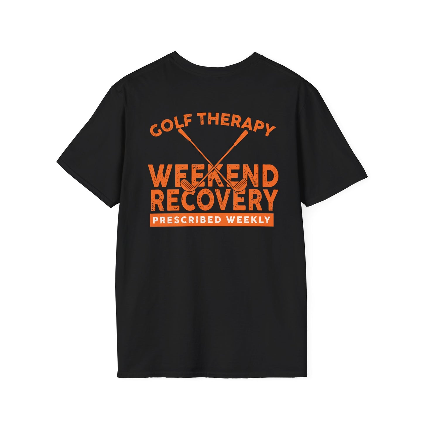 Golf Therapy Weekend Recovery T-Shirt | Golf Relaxation Tee | Golf Lifestyle Shirt