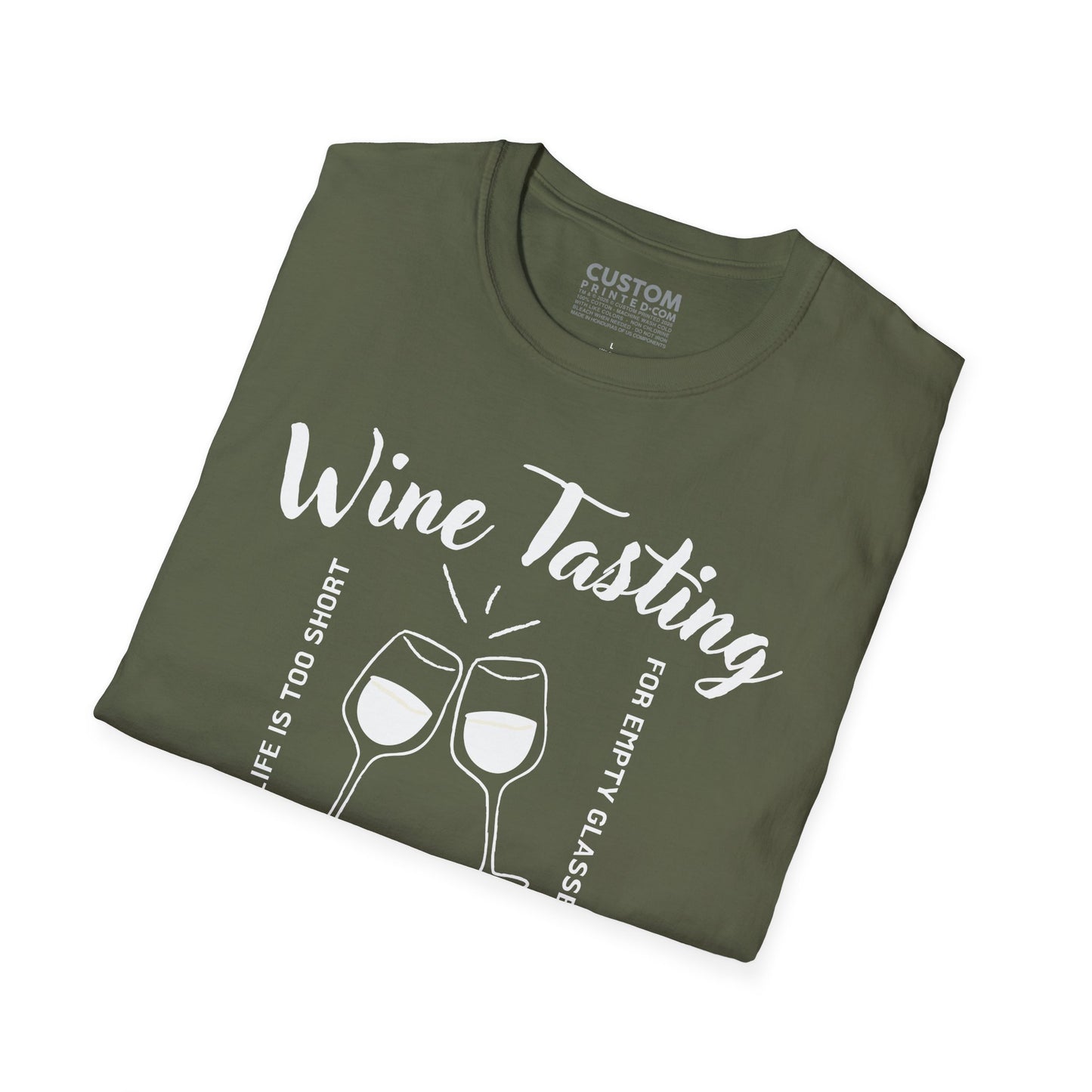 Wine Tasting Is My Favorite Sport T-Shirt | Wine Lover Tee | Drinking Shirt