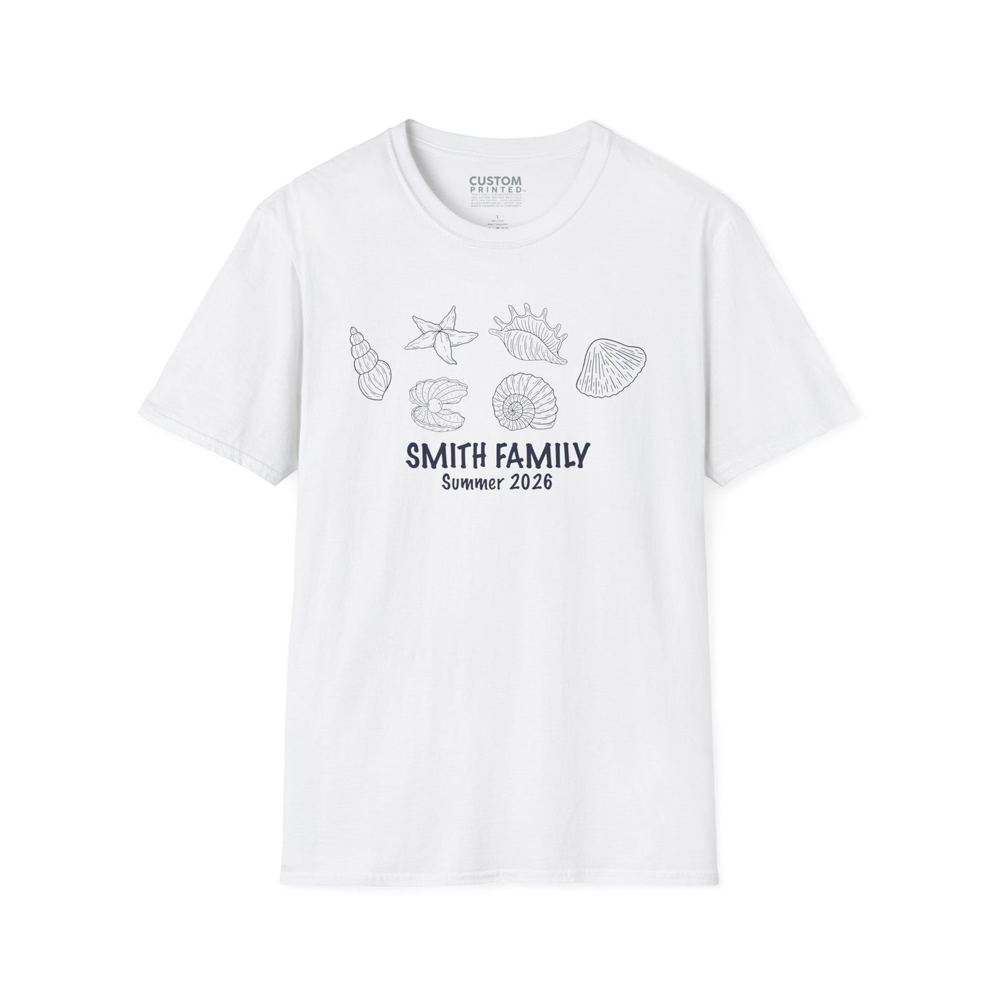 Custom Family Vacation Tee Ocean Theme Shirt | Beach Family T-Shirt