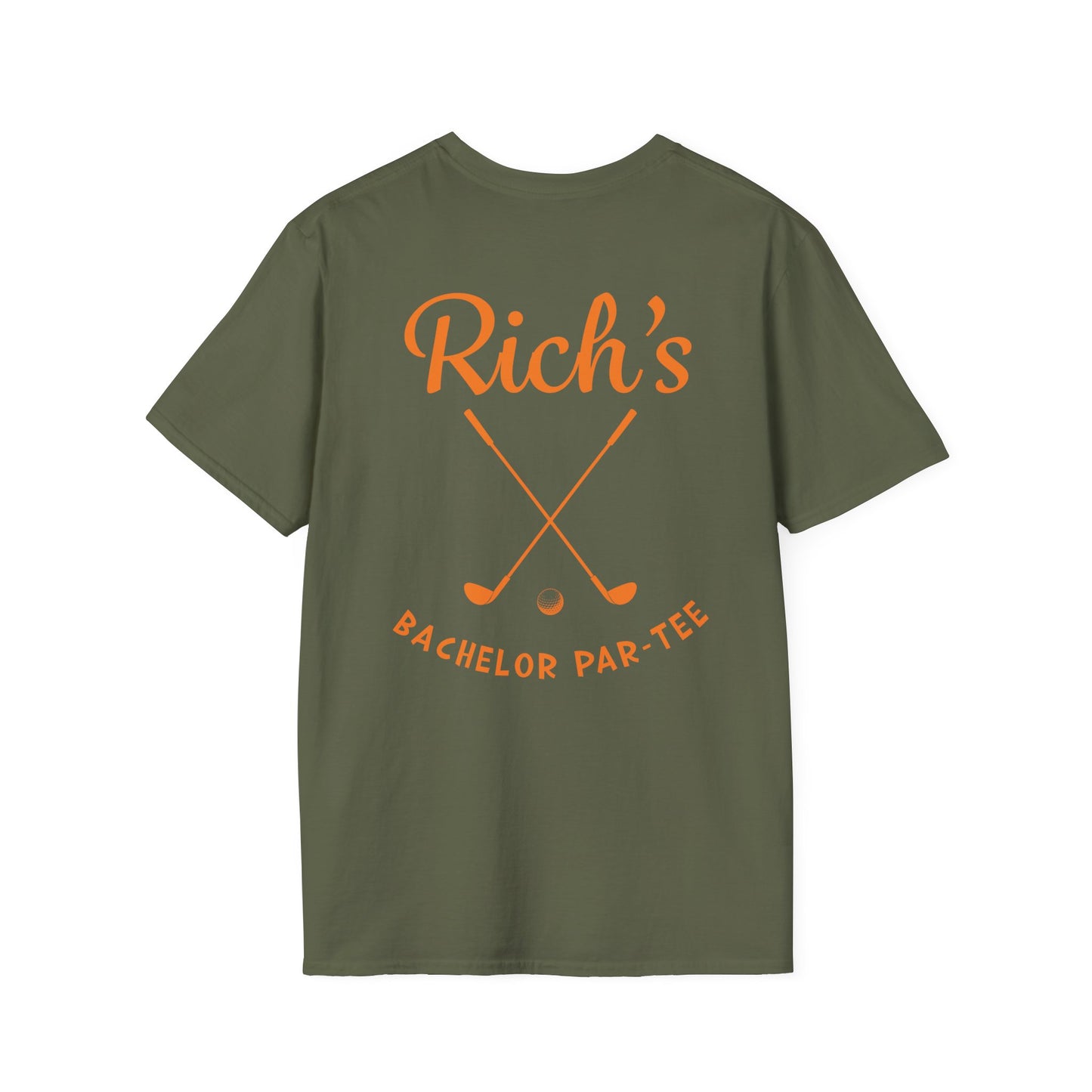 Custom Bachelors Party Golf T-Shirt | Personalized Golf Trip Tee
