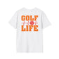 Golf Life T-Shirt | Heartbeat Golf Tee | Golf Lover Gift