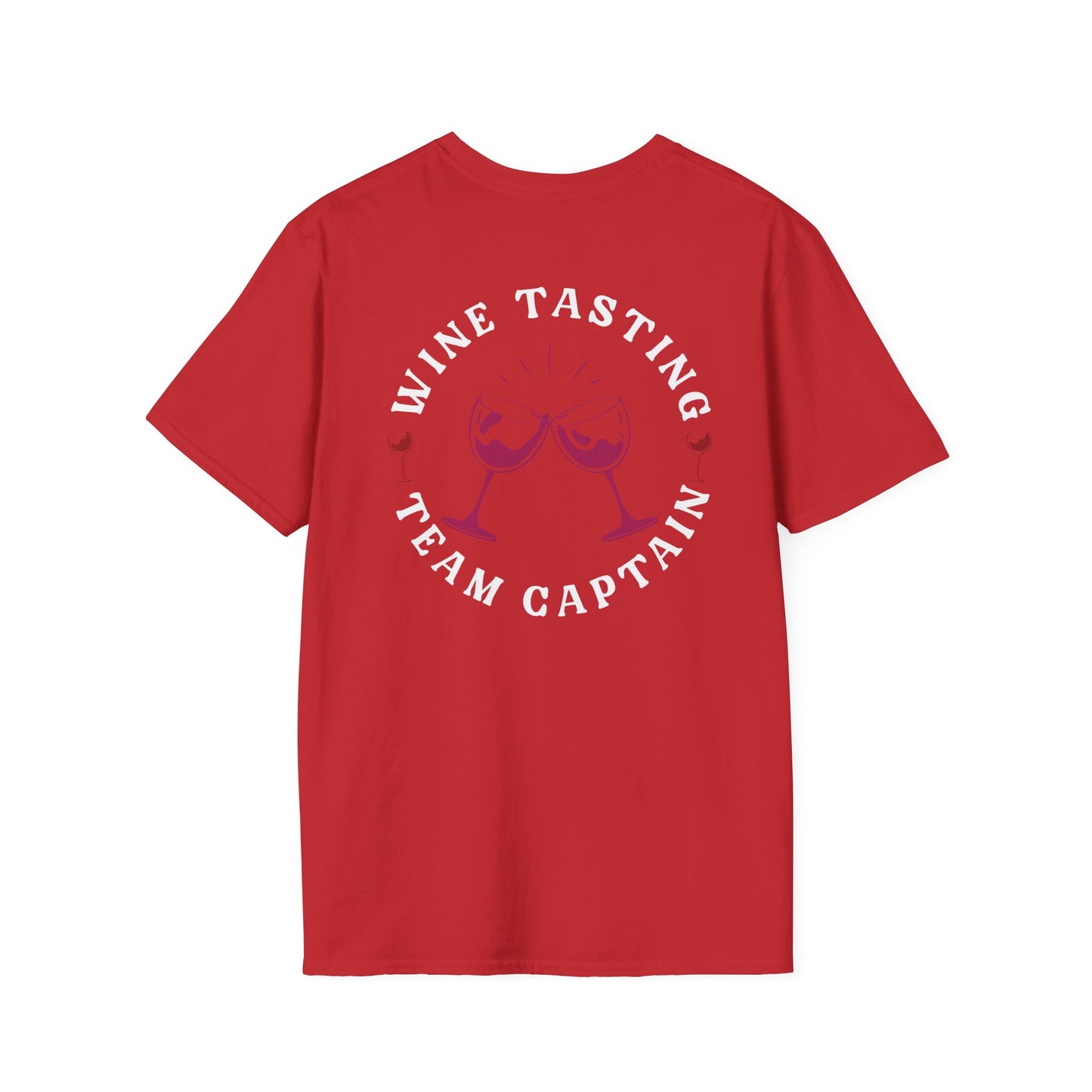 Wine Tasting Team Captain T-Shirt | Wine Lover Tee | Drinking Group Shirt