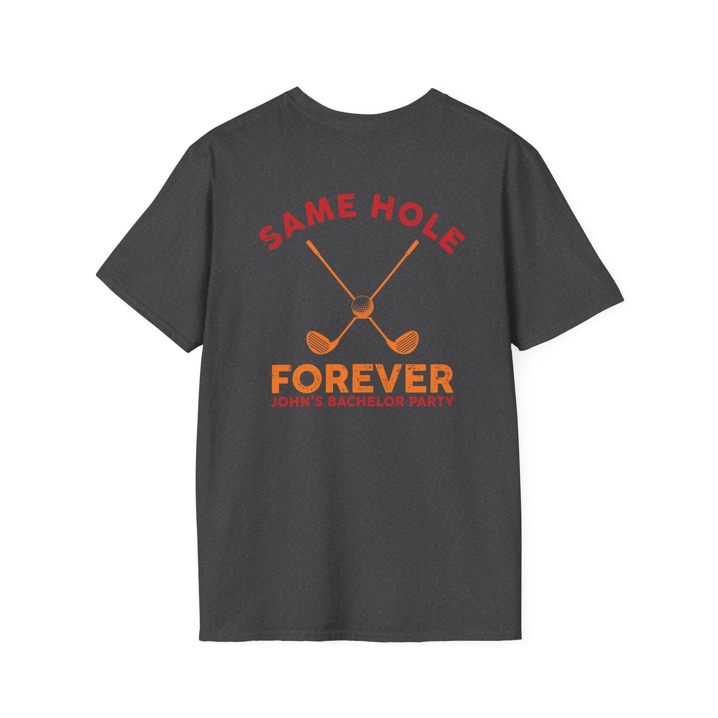 Personalized Same Hole Forever T-Shirt | Custom Golf Couple Tee