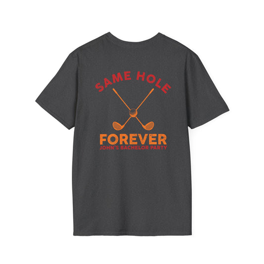 Personalized Same Hole Forever T-Shirt | Custom Golf Couple Tee
