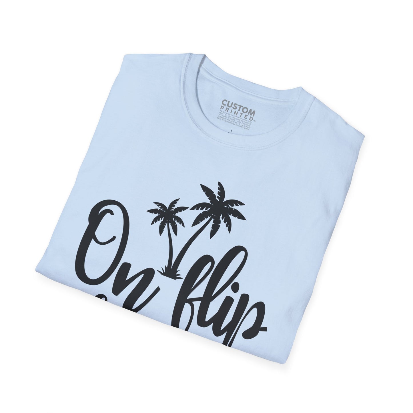 On Flip Flop Time T-Shirt | Summer Beach Vacation Tee