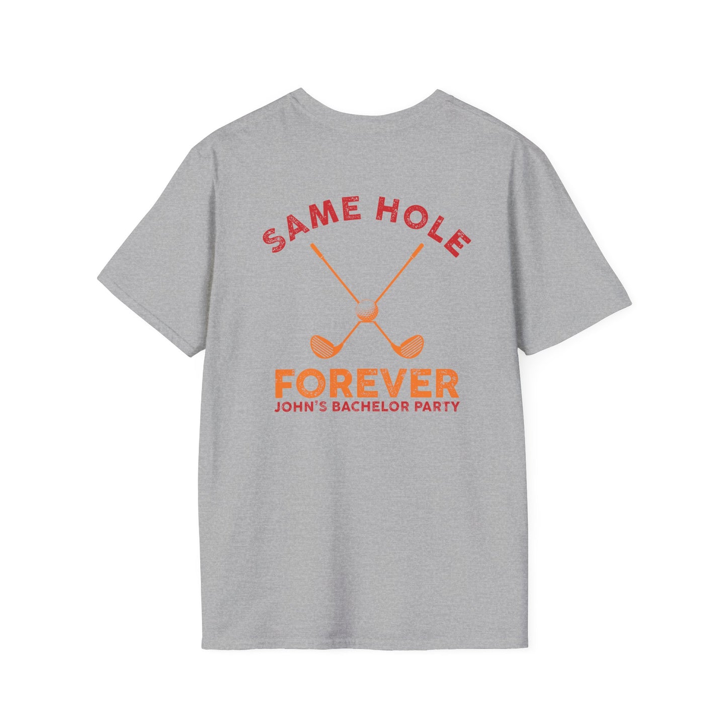Personalized Same Hole Forever T-Shirt | Custom Golf Couple Tee