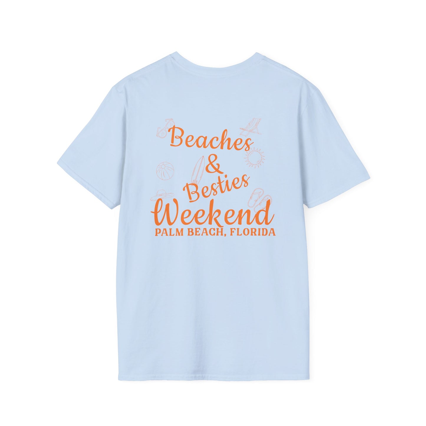 Custom Beaches and Besties Weekend Tee | Personalized Girls & Boys Beach Trip tshirt