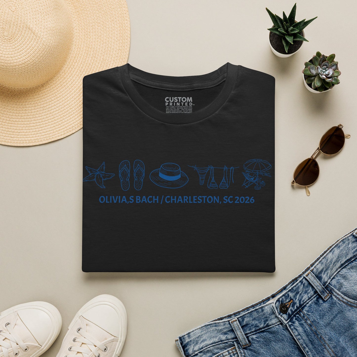 Custom Bach Party 2026 T-Shirt | Good Days Ahead | Beach Vacation Tee