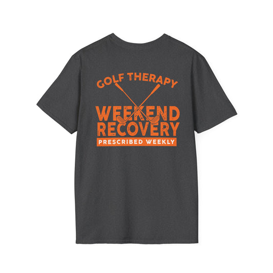 Golf Therapy Weekend Recovery T-Shirt | Golf Relaxation Tee | Golf Lifestyle Shirt