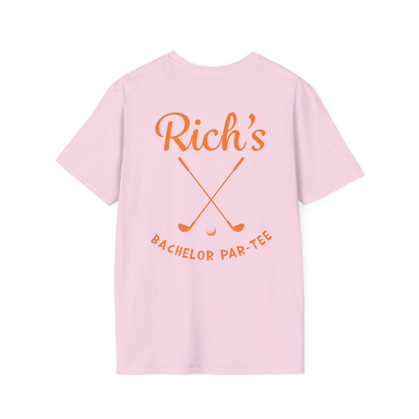 Custom Bachelors Party Golf T-Shirt | Personalized Golf Trip Tee