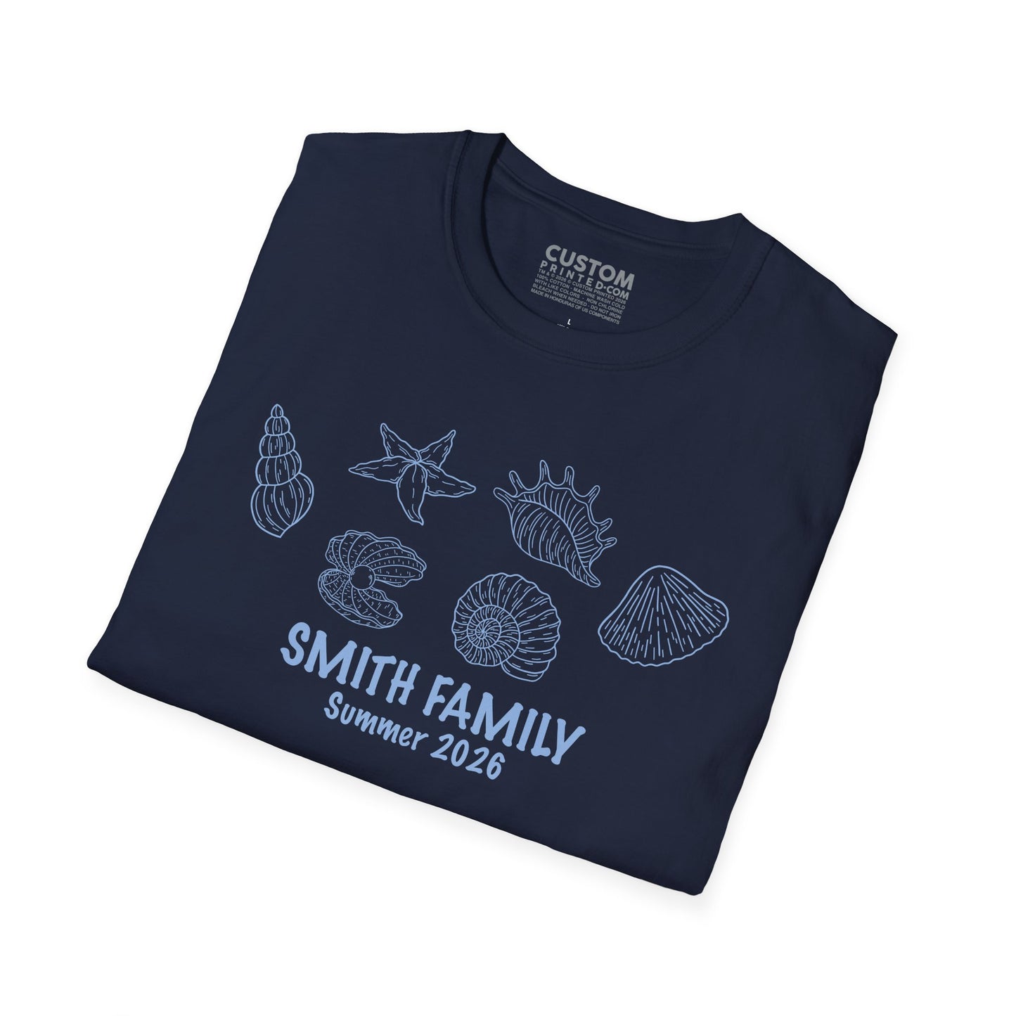 Custom Family Vacation Tee Ocean Theme Shirt | Beach Family T-Shirt