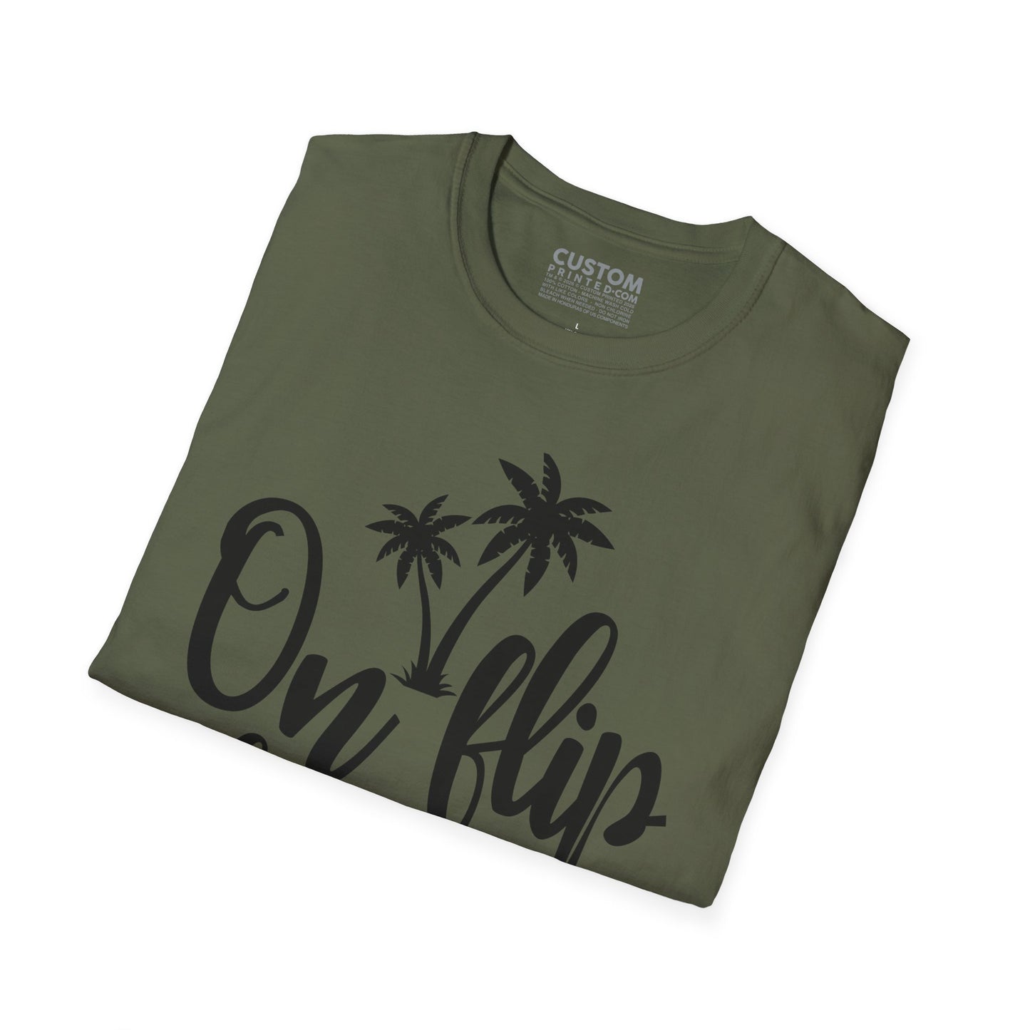 On Flip Flop Time T-Shirt | Summer Beach Vacation Tee