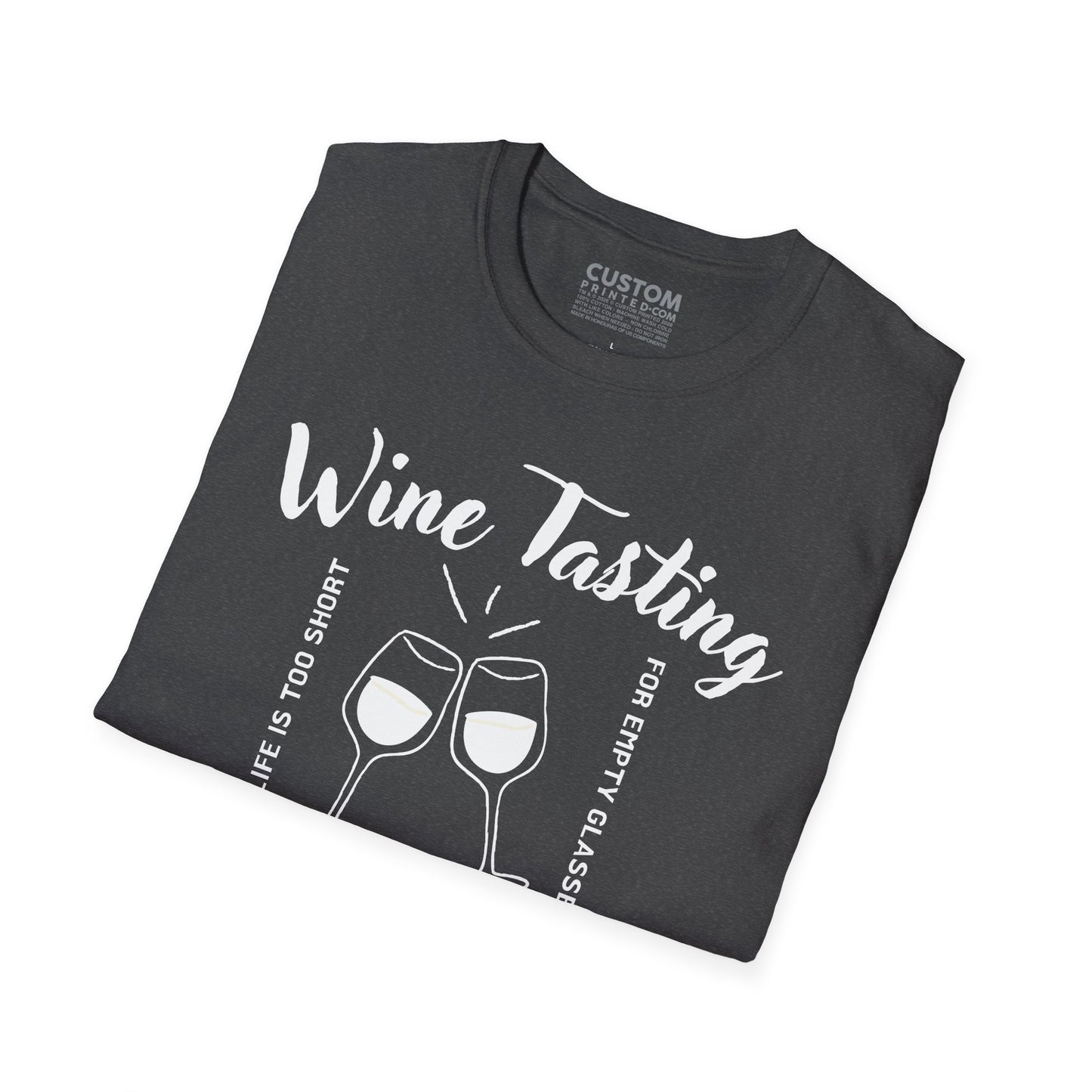 Wine Tasting Is My Favorite Sport T-Shirt | Wine Lover Tee | Drinking Shirt