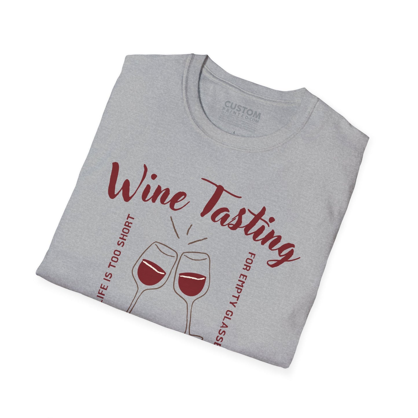 Wine Tasting Is My Favorite Sport T-Shirt | Wine Lover Tee | Drinking Shirt