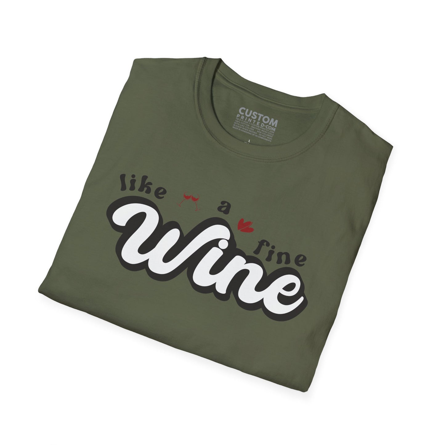 Like a Fine Wine T-Shirt | Retro Wine Lover Tee