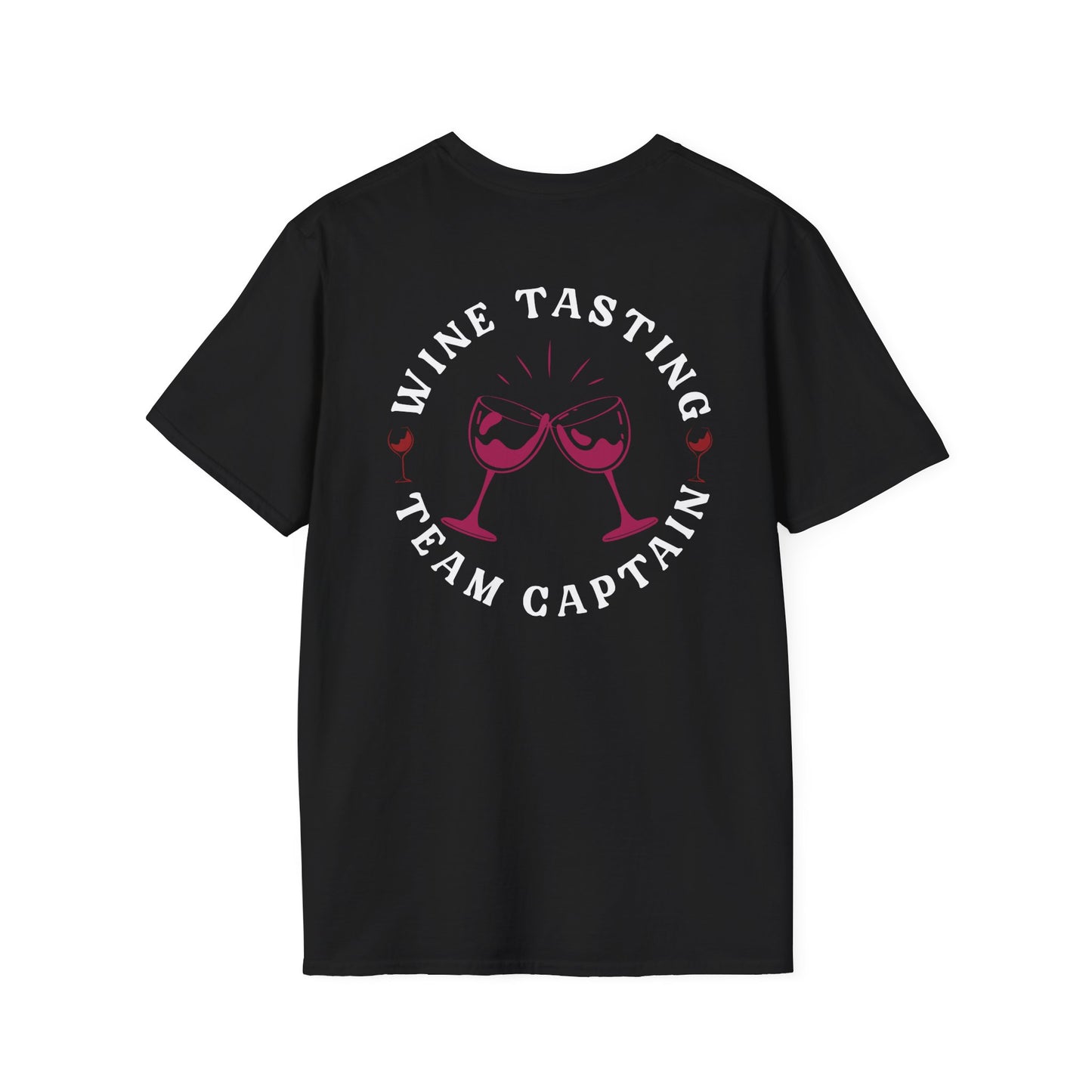 Wine Tasting Team Captain T-Shirt | Wine Lover Tee | Drinking Group Shirt