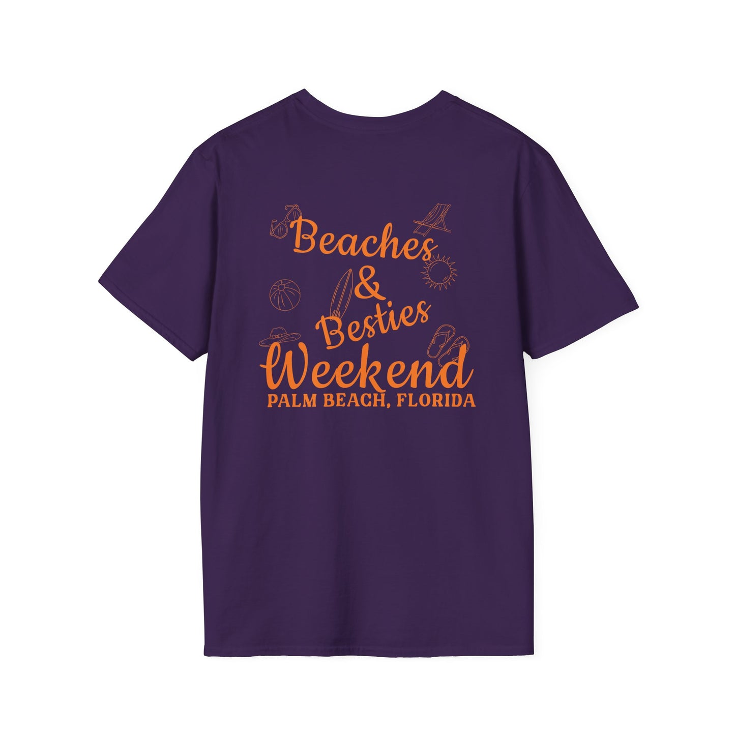 Custom Beaches and Besties Weekend Tee | Personalized Girls & Boys Beach Trip tshirt