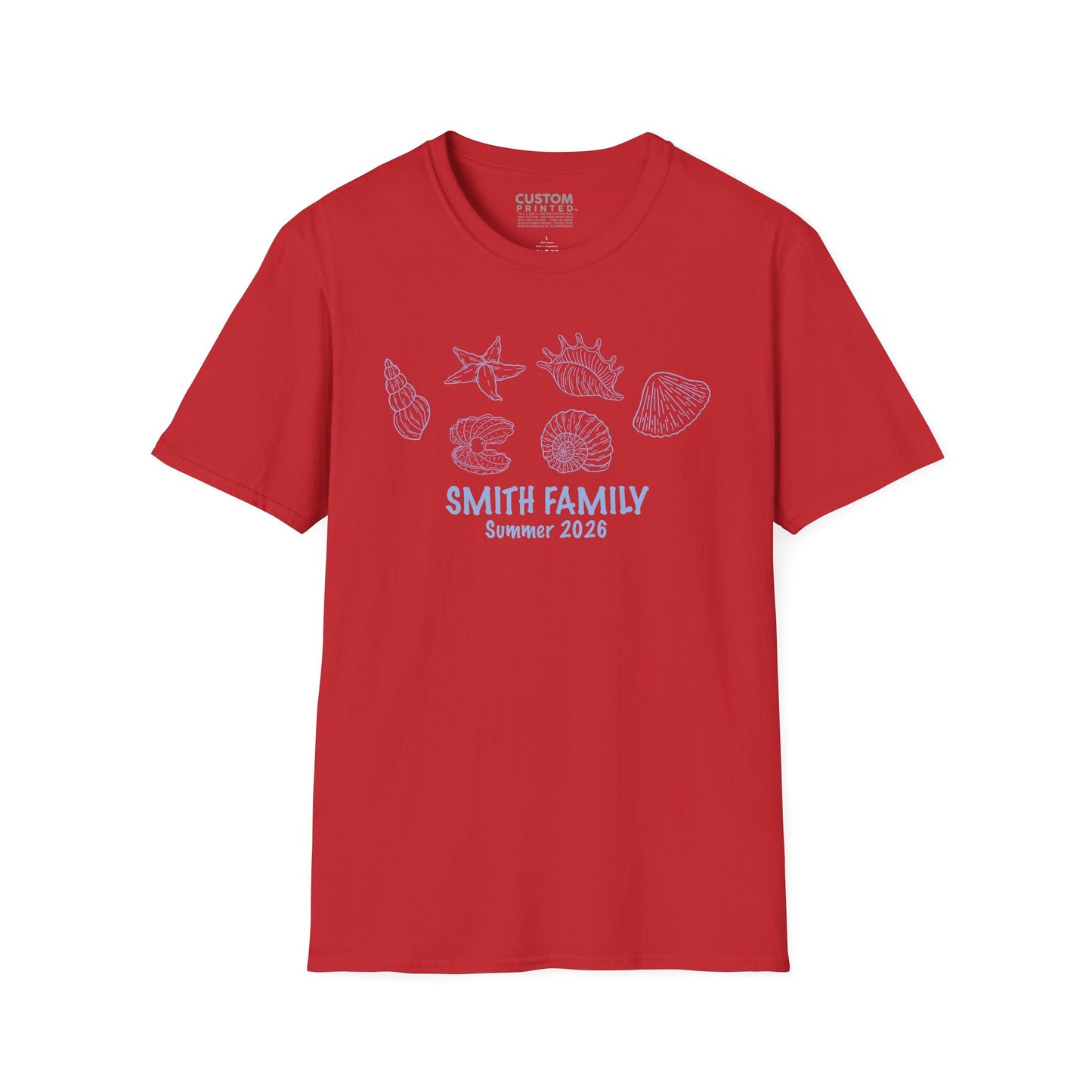 Custom Family Vacation Tee Ocean Theme Shirt | Beach Family T-Shirt