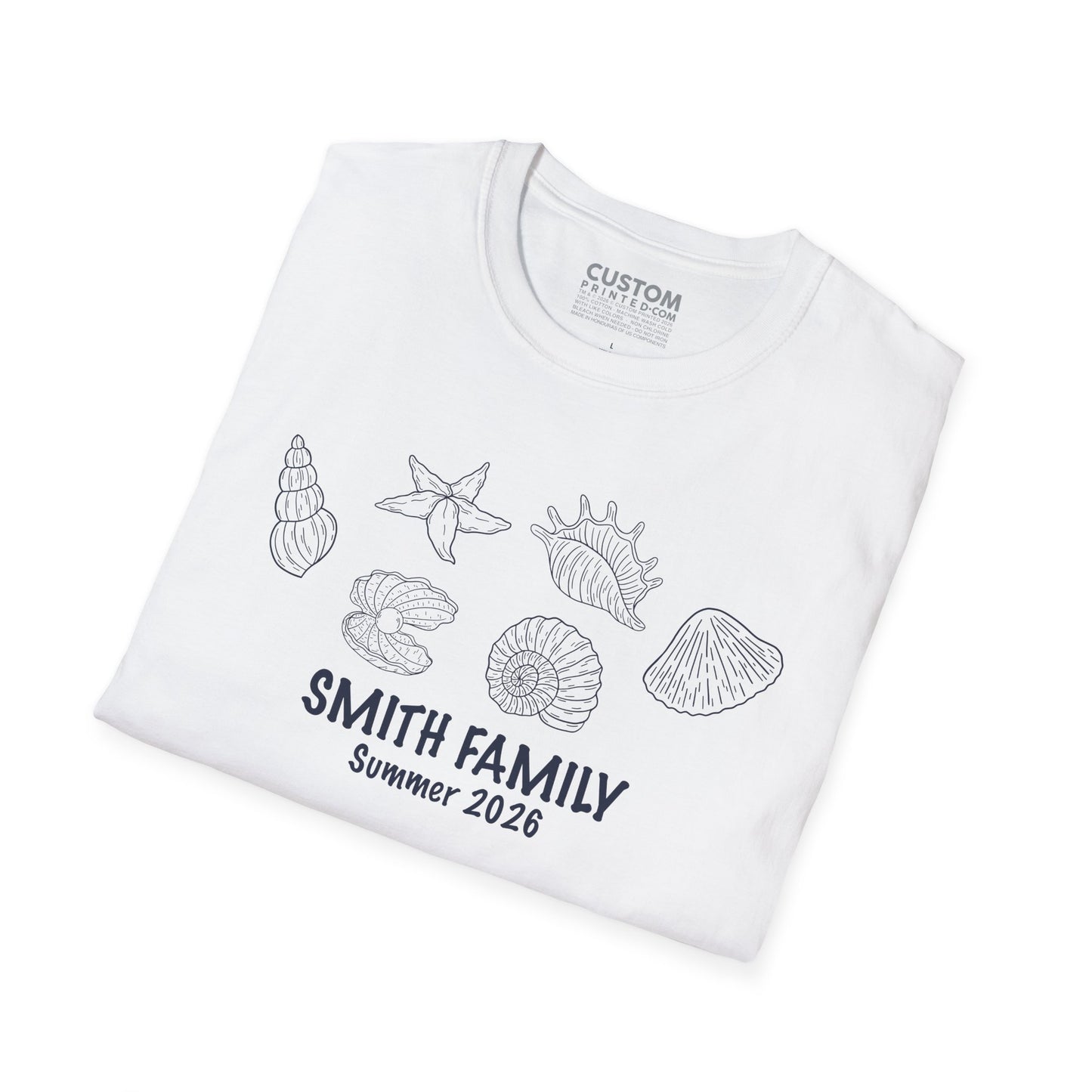 Custom Family Vacation Tee Ocean Theme Shirt | Beach Family T-Shirt