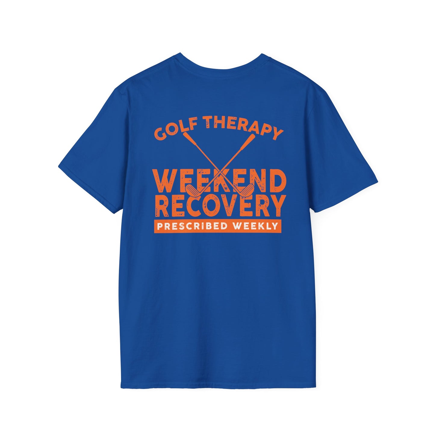 Golf Therapy Weekend Recovery T-Shirt | Golf Relaxation Tee | Golf Lifestyle Shirt
